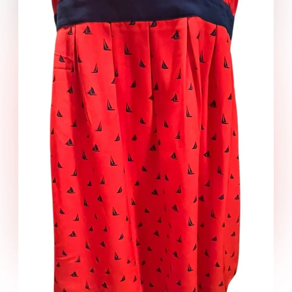 Tommy Hilfiger Red and Blue Dress Size 14